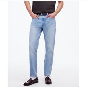 Madewell Men's Relaxed Taper Blue Jeans 33 x 30